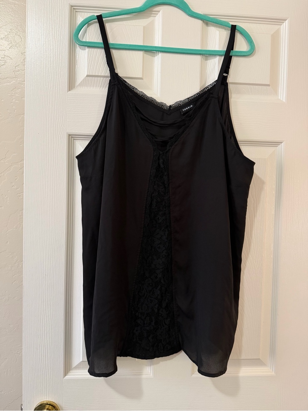 torrid Black Lace-Trim Cami